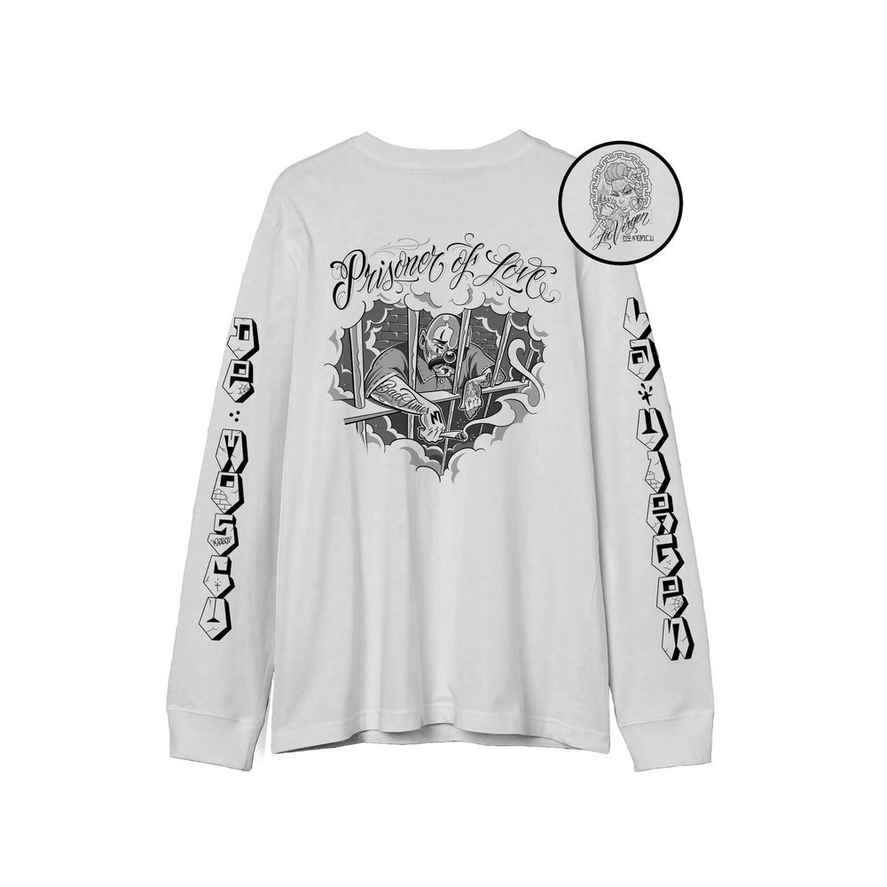 Лонгслив Underdog Prisoner Of Love Longsleeve White