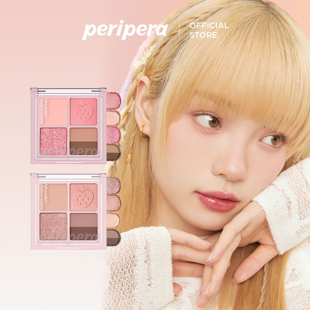 Peripera Ink Pocket Shadow Palette Soft Berry Edition