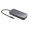 Хаб Powerology USB-C Hub &amp; SSD Drive 256GB PD 100W (PWSDHB256) Gray