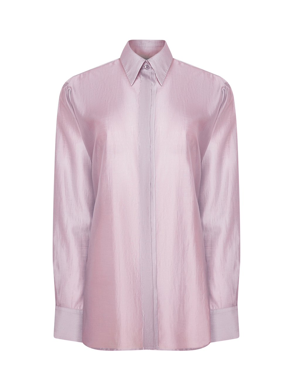 Рубашка из вуали зефир