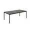 Раздвижной алюминиевый садовый стол Zaltana 140-200x90 см черный
