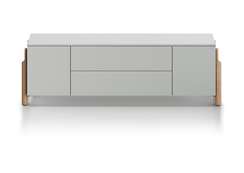 Тумба Basic 2 двери 2 ящика ширина 170 см (светло-серый)