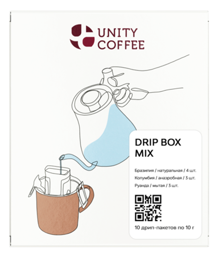 Дрип-пакеты MIX Бразилия / Колумбия / Руанда, 10 шт.