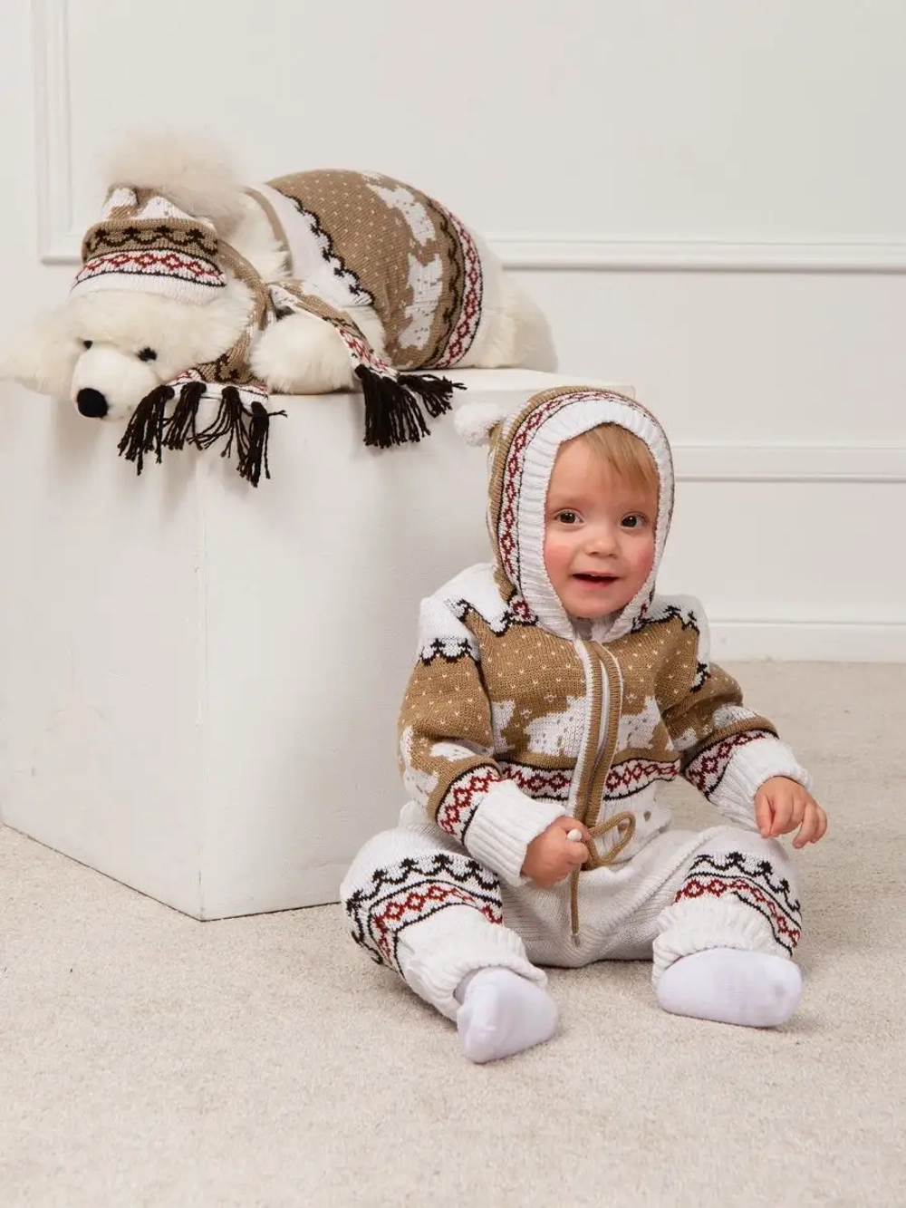 Комбинезон вязаный