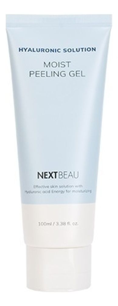 NEXTBEAU Гель отшелушивающий с гиалуроновой кислотой - Hyaluronic solution moist peeling gel, 100мл