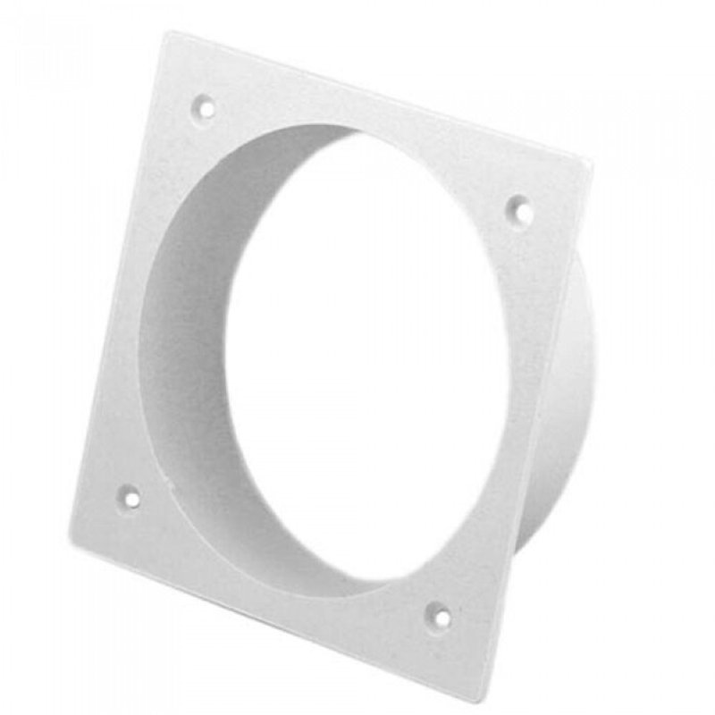 Фланец 155х155 мм квадратный на трубу 120 мм, для присоединения воздуховодов