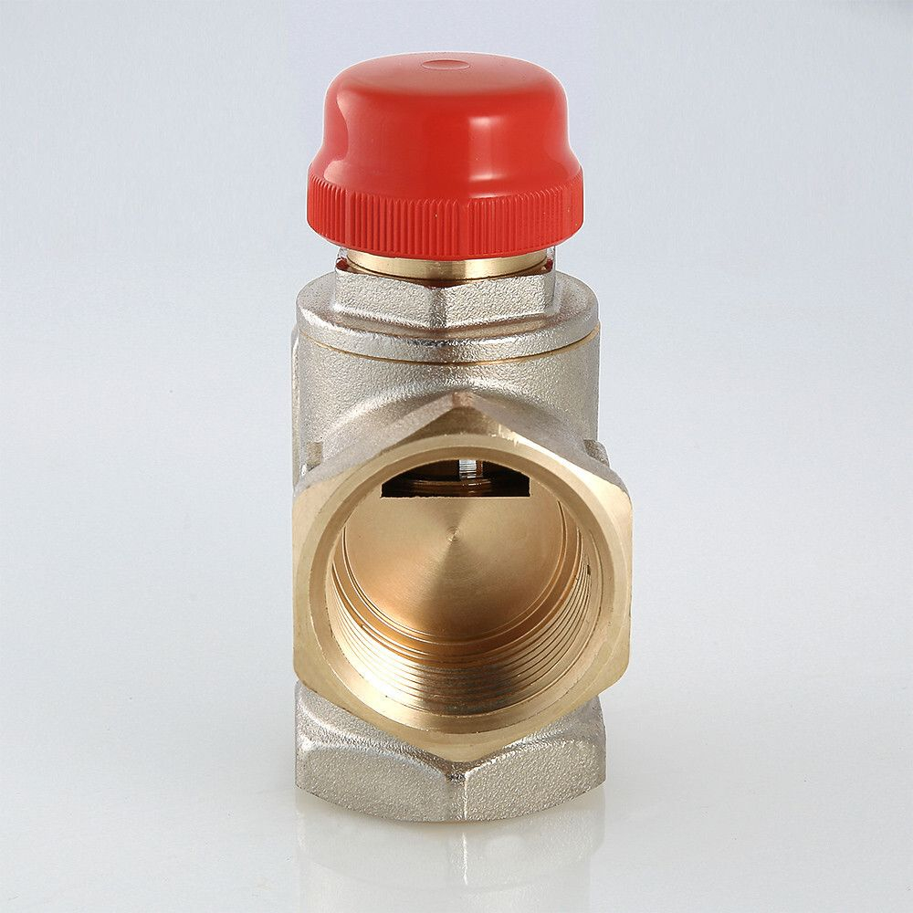 Трехходовой смесительный клапан (красный) VALTEC 1' VT.MR01.N.0603