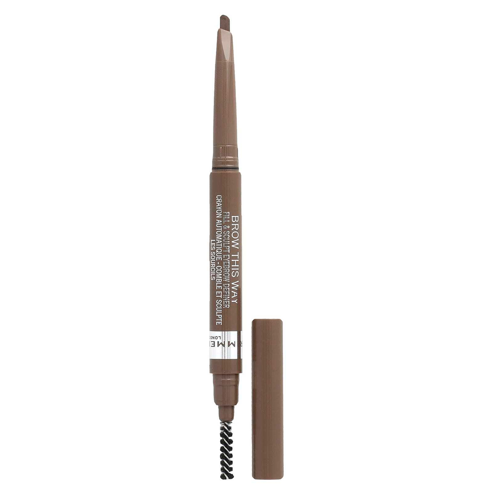 Rimmel London, Brow This Way, средство для бровей Fill & Sculpt, 002 коричневый, 0,25 г (0,008 унции)