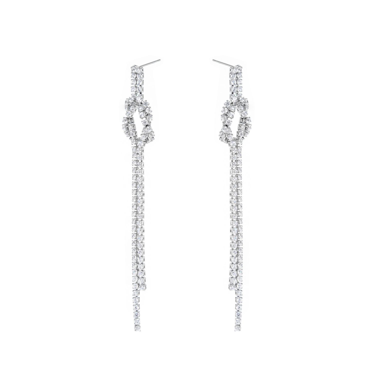 Серьги Sea Node Crystal Shine Earrings
