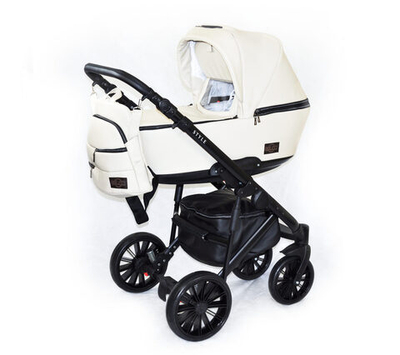 Детская коляска Bruca Style 2 в 1 (Бежево-белый)