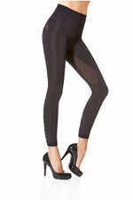 Фантазийные легинсы Jasmine с декоративными пуговицами на лодыжке (Размер: S) (Цвет: черный)