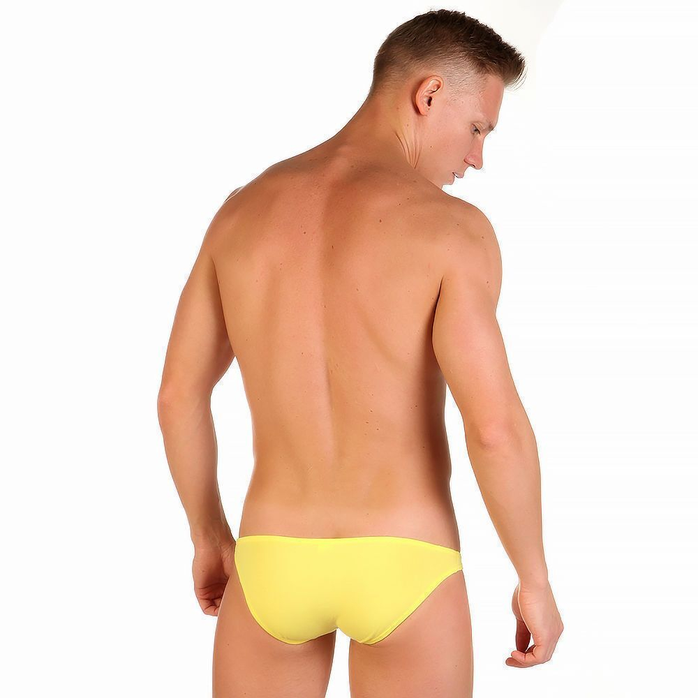 Хлопковые трусы-слипы с заниженной посадкой (Размер: L) (Цвет: фиолетовый)