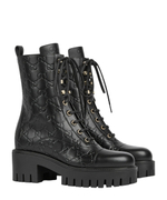 Ботильоны на шнуровке с логотипом GG