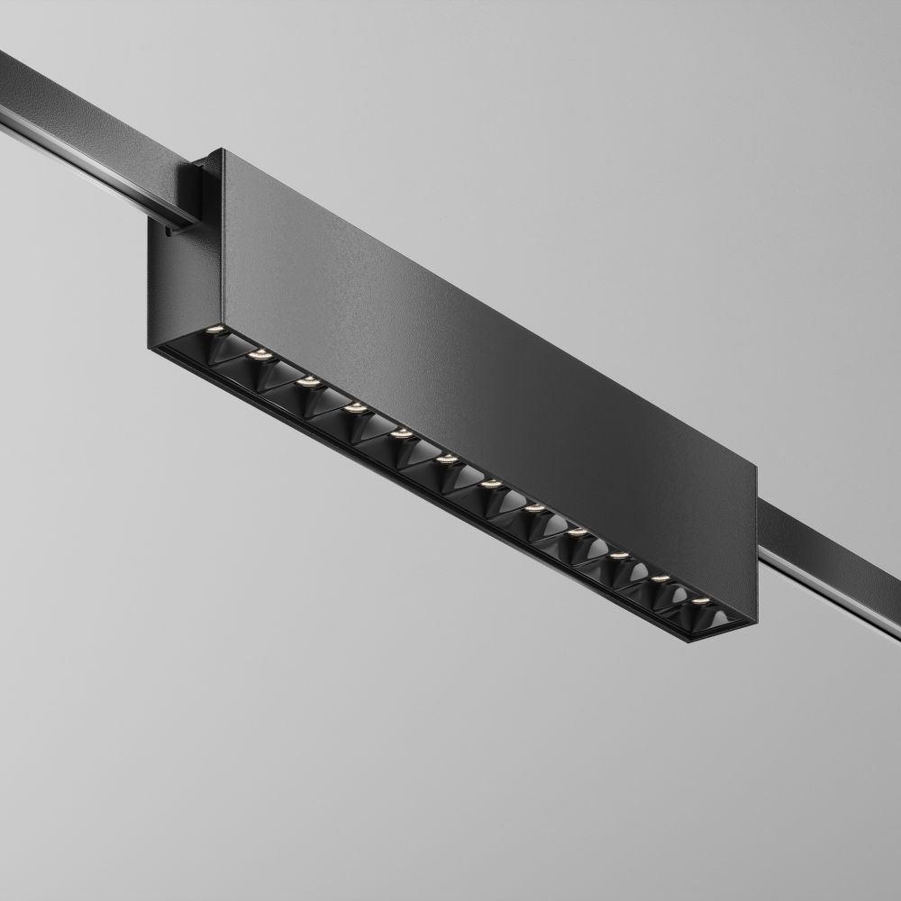 Трековый однофазный светодиодный светильник Maytoni Flarity Points TR150-1-12W4K-M-B