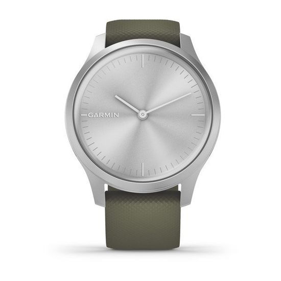 Умные часы Garmin Vívomove Style Silver - Moss Green 010-02240-21