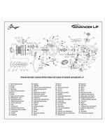 Катушка рыболовная безынерционная Advancer-LP 2510