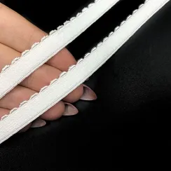 Резинка отделочная белая 10 мм (цв. 001), 641/10