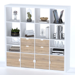 Cтеллаж Фора 16, 147*147*38 см, белый