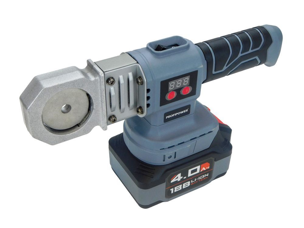 Аккумуляторный аппарат для сварки пластиковых труб MKLDF-18B (Li-ion-1шт, 4Ач, З/У, кейс)