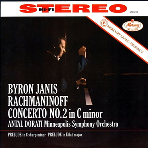Byron Janis, Antal Dorati, Minneapolis Symphony Orchestra / Rachmaninoff, Concerto No. 2 In C Minor, Preludes Op. 23 No. 6 & Op. 3 No. 2 (LP)
