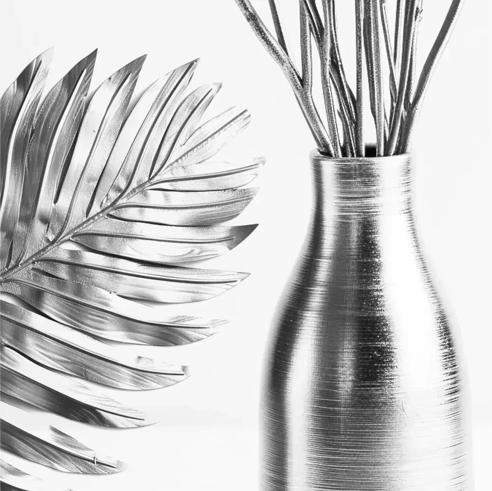 Аэрозольная краска DONEWELL "Эмаль универсальная металлик в баллончике", Акриловая, Глянцевая, 0.52 л, Хром зеркальный, DW-1033