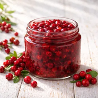 Брусничное варенье домашнее / 250 мл