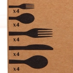 Набор столовых приборов «SANLI» 20шт (4ножа, 4ст.вилки, 4дес.вилки,4ст.ложки, 4ч.ложки), цвет золото