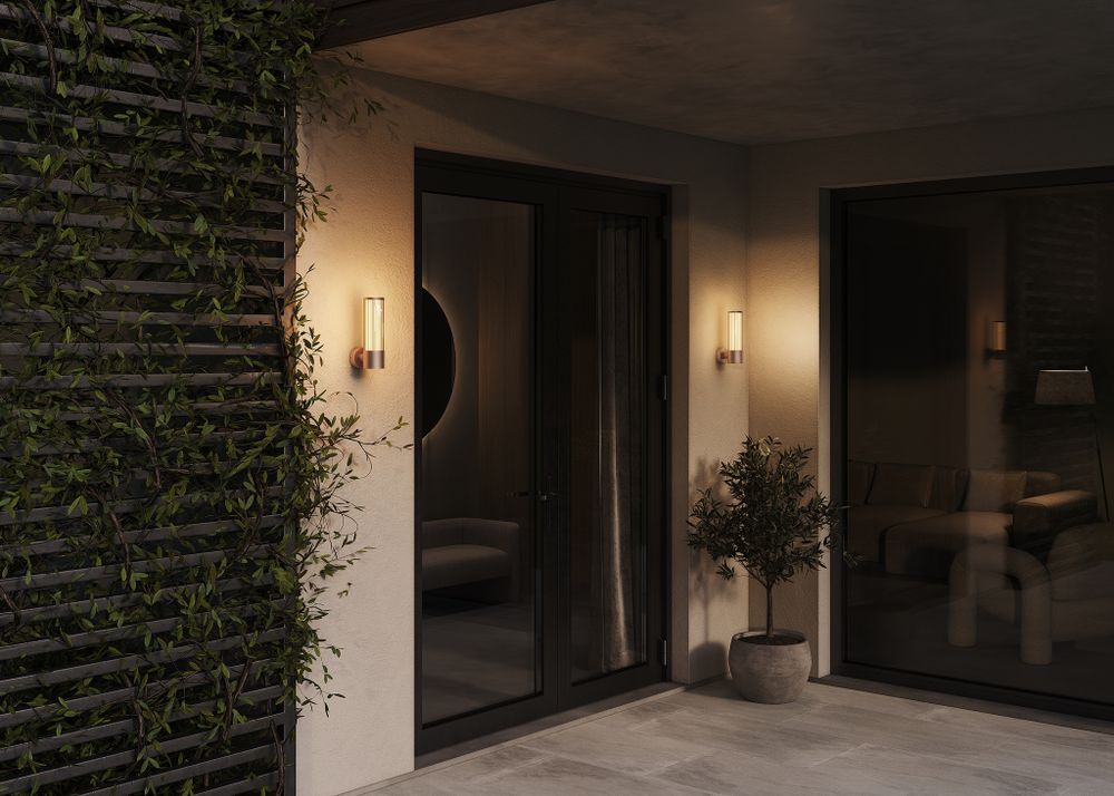 Уличный настенный светодиодный светильник Maytoni   O593WL-L8BR3K