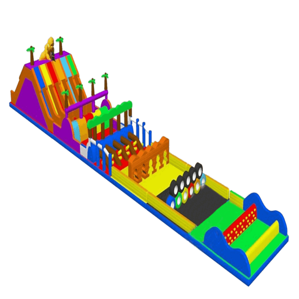 Надувная полоса препятствий "Сквозь преграды"