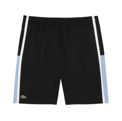 Мужские теннисные шорты Lacoste Sport Colourblock Panels Lightweight - black/white/blue