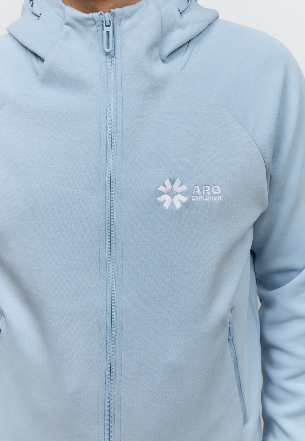 Кофта на замке ARGYMAQ EXPLORER LIGHT BLUE