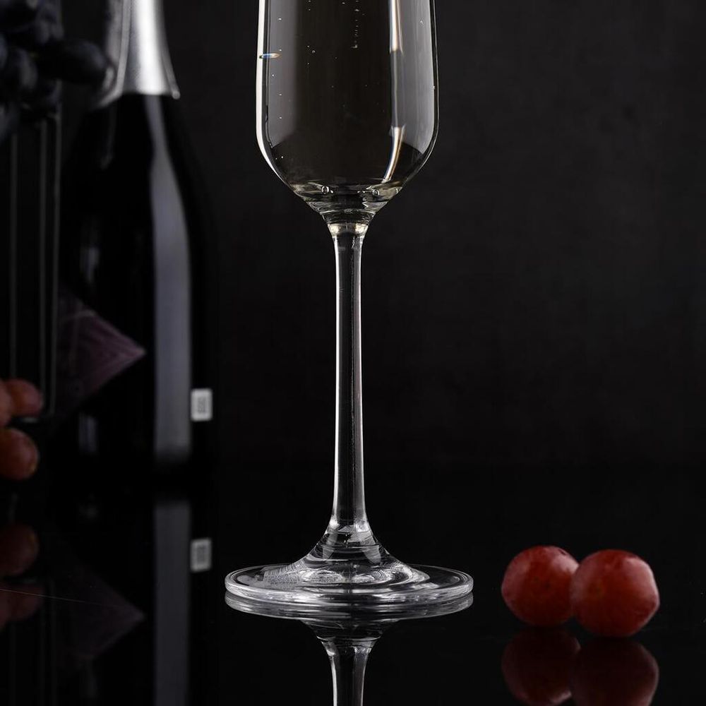 Бокал-флюте для шампанского 225 мл хр. стекло Hotel "Edelita" d 4,6/5,9 см h27,1 см P.L. [6]