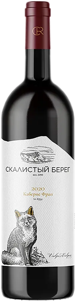 Вино Скалистый берег Каберне Фран сух крас 0,75 10-15% Кубань Россия