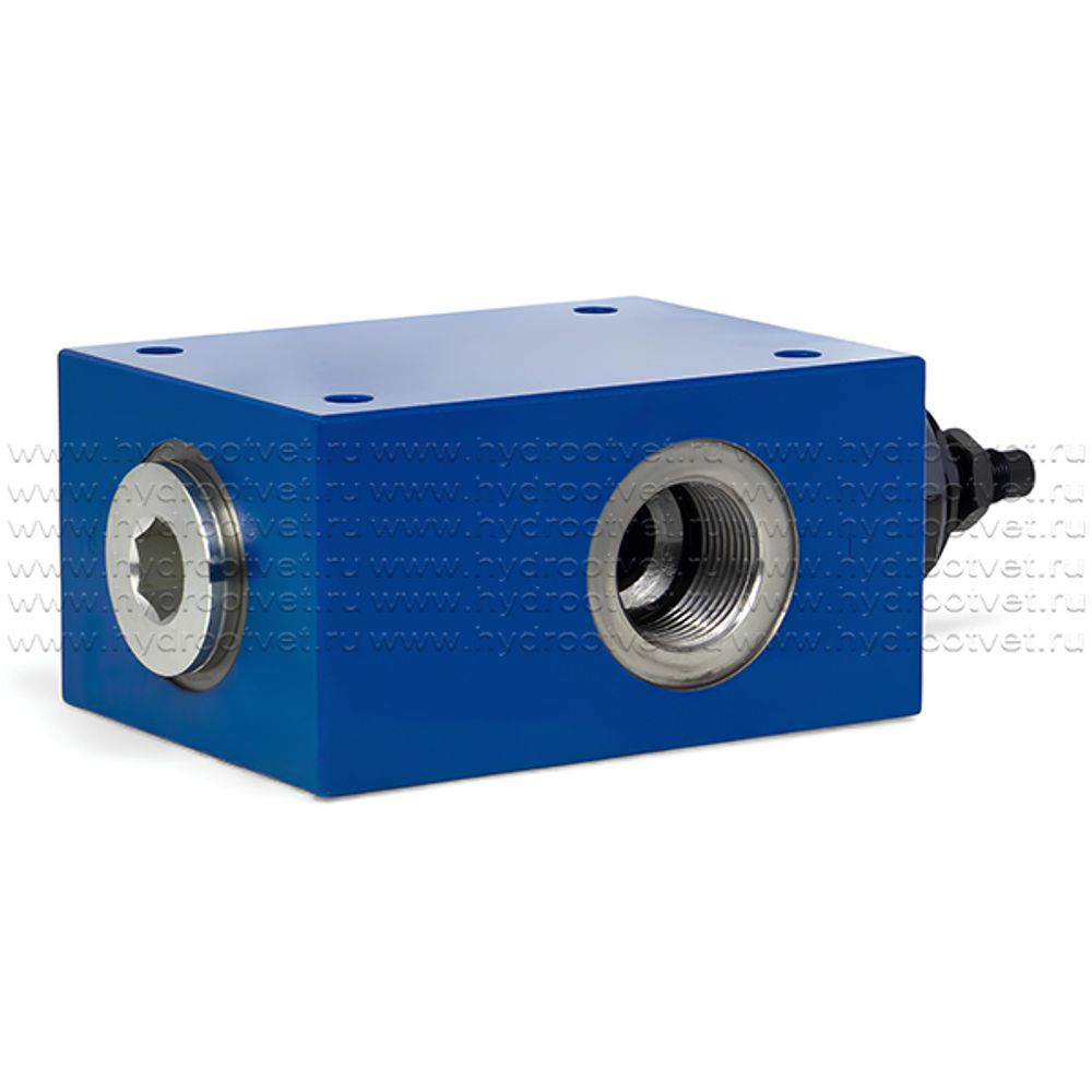 DBDS20G1X/315 - Предохранительный клапан прямого управления Ду20, давление регулировки до 315 бар, тип монтажа - резьбовой, элемент регулировки S = винт