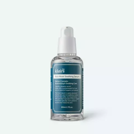 Dear, Klairs Сыворотка для лица с гиалуроновой кислотой - Rich moist soothing serum, 80мл, шт