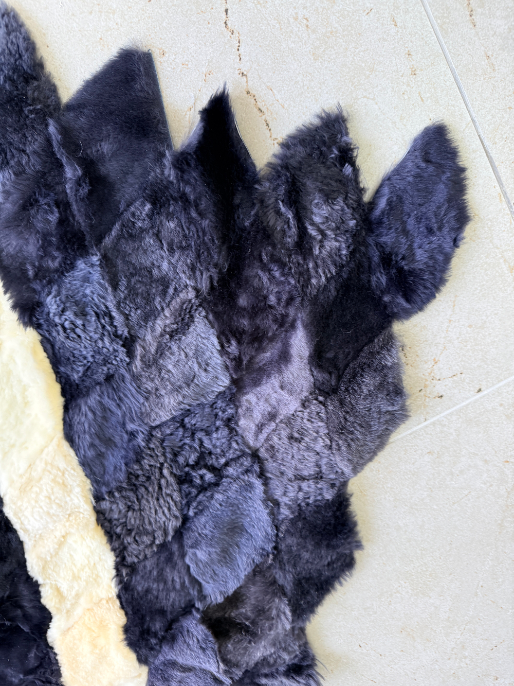 Меховой Коврик прикроватный накидка на кресло из овчины