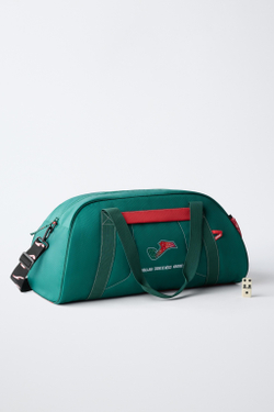 ZARA СПОРТИВНАЯ СУМКА-БОУЛИНГ JOMA© MUNDIAL MÉXICO, ЗЕЛЕНЫЙ