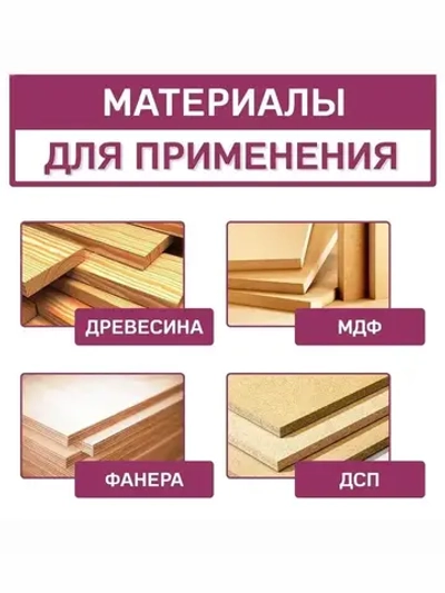 Фреза по дереву кромочная прямая с верхним подшипником 14х51 мм хвостовик 8 мм
