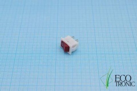 Выключатель красный короткий