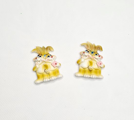 Набор магнитов Зайцы с письмом, 2шт