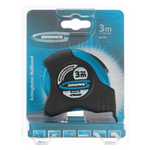 Рулетка "Schlagfest",3 м x 19 мм,магнитный обрезиненный зацеп,двусторонняя шкала,Нейлоновое покрытие,автоматическая фиксация Gross