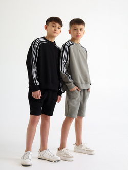 Бермуды трикотажные, олива