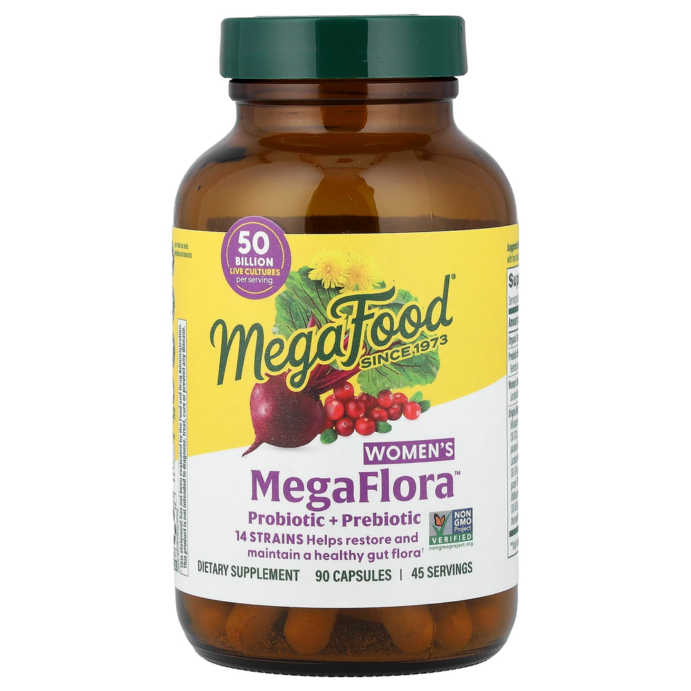 MegaFood, MegaFlora,  Women's Probiotic , 90 Capsules