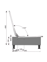 Механизм для диванов клик-кляк Eksan (Турция), комплект