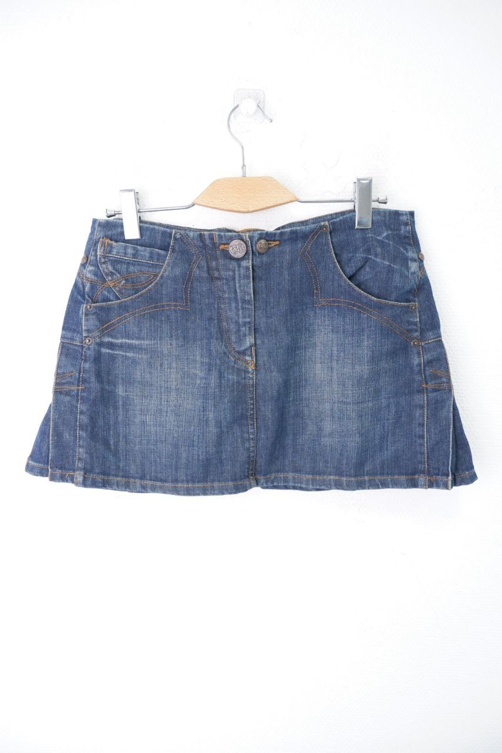 Юбка джинсовая мини 48 размер