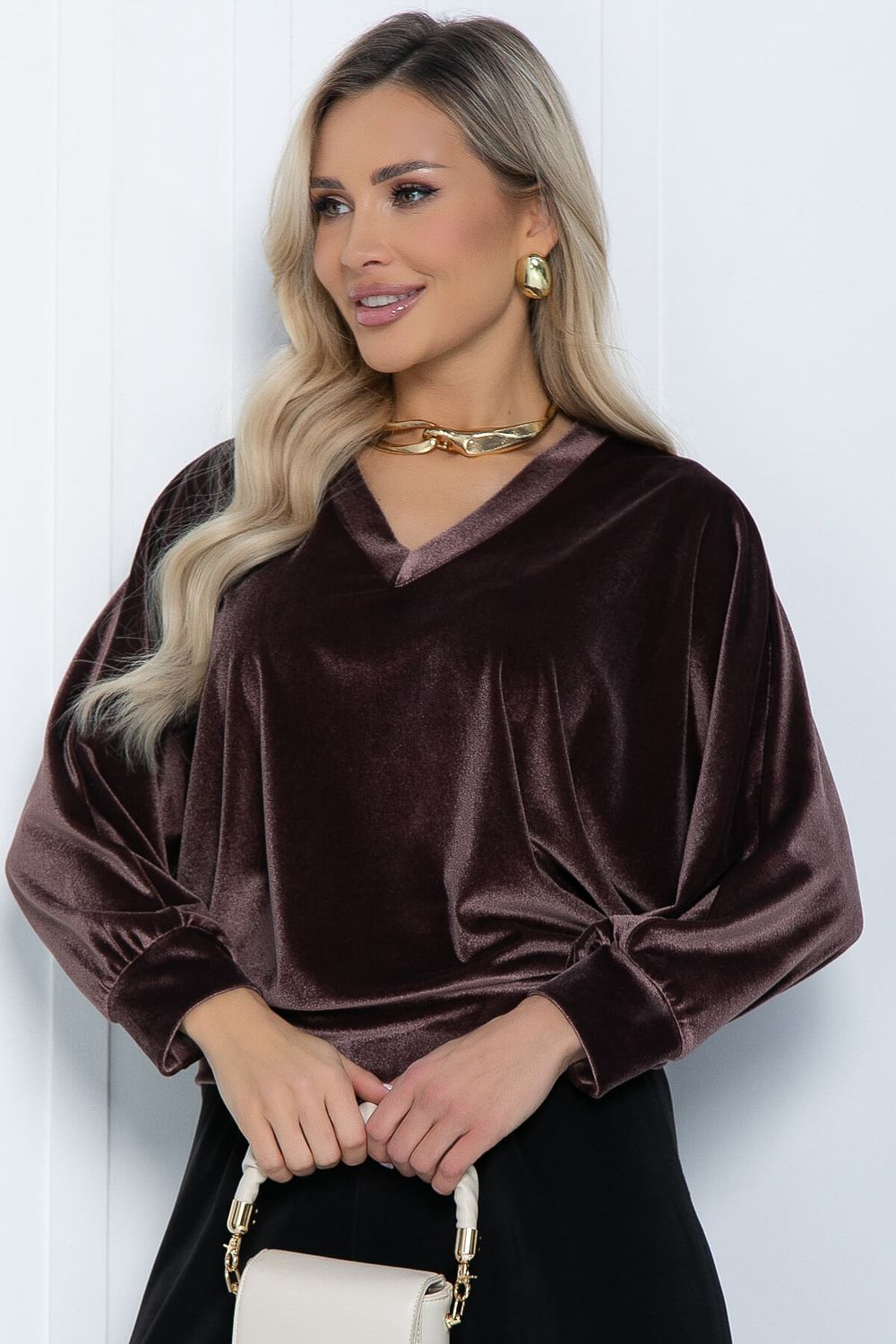 Джемпер Бери и беги (шоколад) Б12132 LT Collection