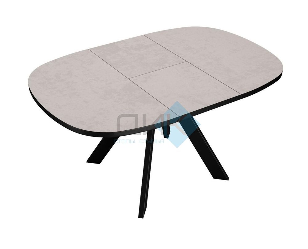 Стол DikLine В110 опоры чёрные