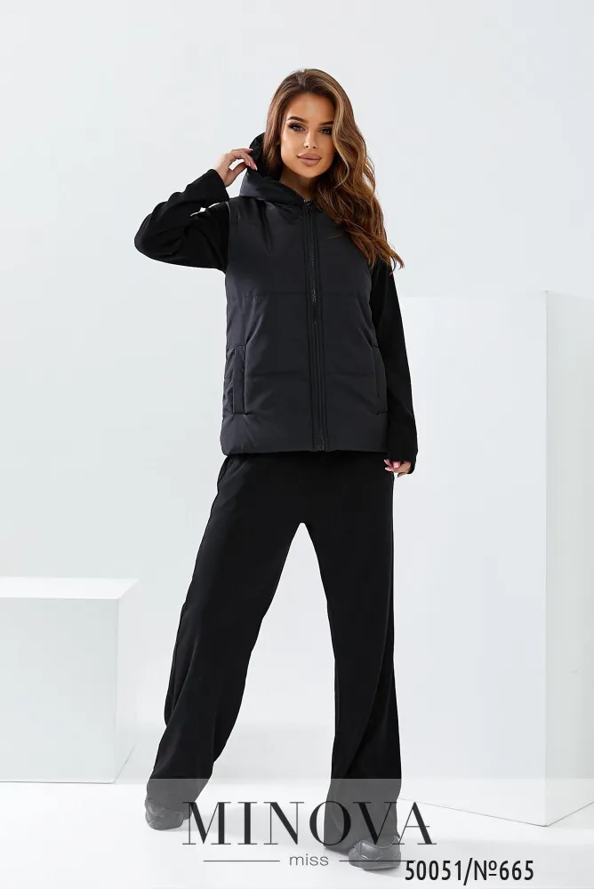 Жилет 665-черный Minova