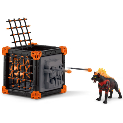 Schleich Eldrador Creatures - Боевая пещера BattleCave + Гиена с Лавы 42674