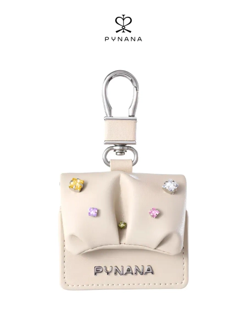 Чехол PYNANA из кожи серии SugarCube для AirPods Pro 2